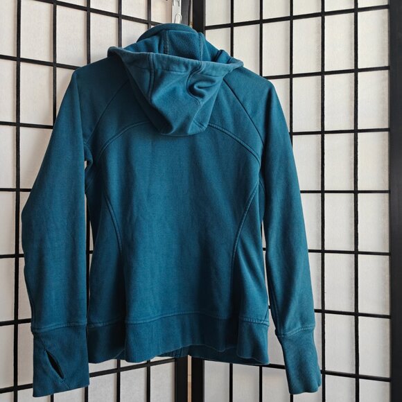 Athleta Blue Triumph Hoodie Zip Up Jacket - M - Picture 2 of 16